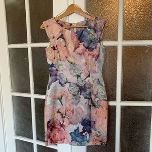 Cute floral pastel color dress